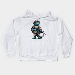 Tactical Cameleon Mastery Tee: Where Style Meets Stealth Kids Hoodie